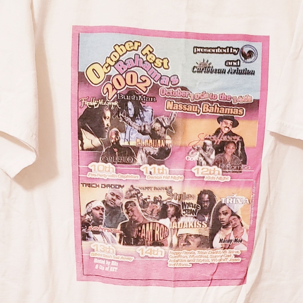 '02 Rap/ Blues Music Festival Tee BAHAMAS